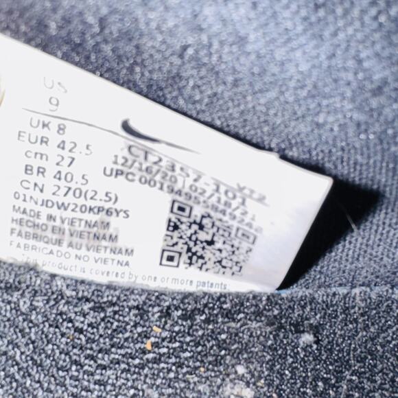 Nike Shoes Mens 9 Red Black React Infinity Flyknit Running Athletic Sneakers - Picture 12 of 13